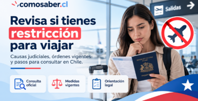 Cómo saber si tienes prohibición de salir de Chile