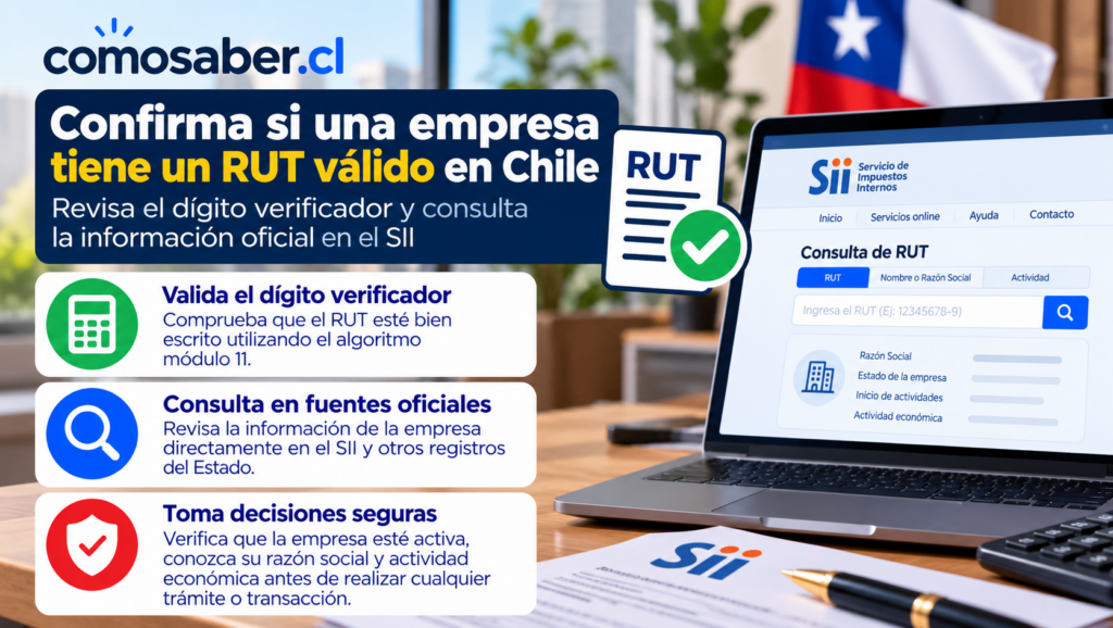 validar el RUT de una empresa